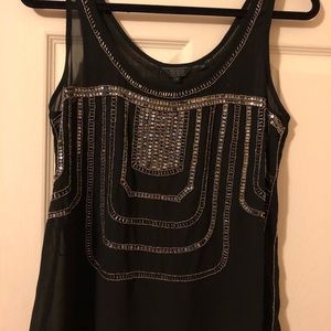 Sheer beaded top